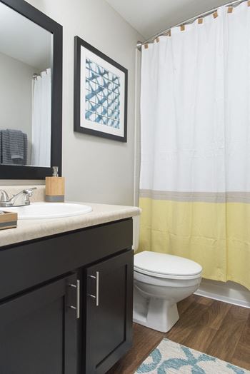 Luxurious Bathroom at Crescent Centre Apartments in Downtown Louisville, KY